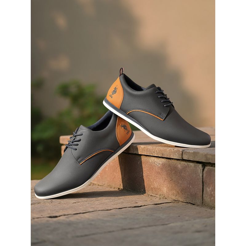 U.S. POLO ASSN. Men DARRYL 3.0 Navy Blue Derbies (UK 6)