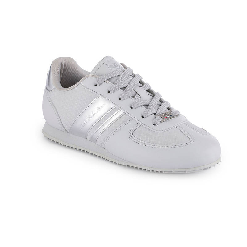 U.S. POLO ASSN. Nemsy 3.0 Silver Lightweight Sneaker Shoes with Premium Upper (UK 3)