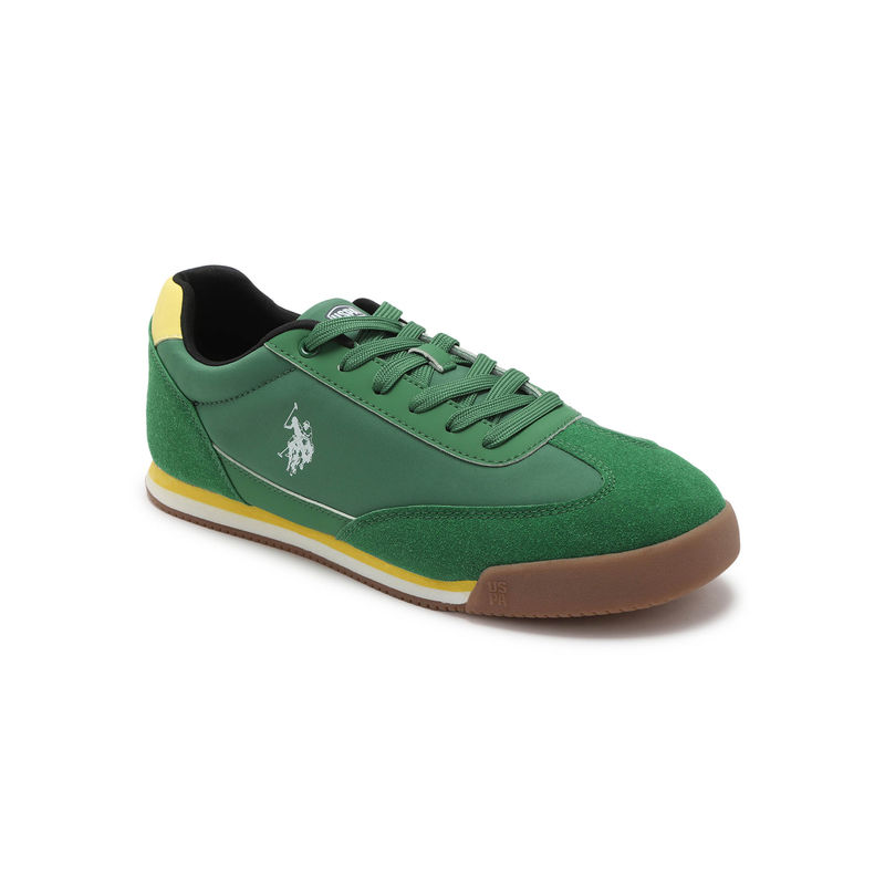 U.S. POLO ASSN. Men TREVIRI Green Sneakers (UK 10)