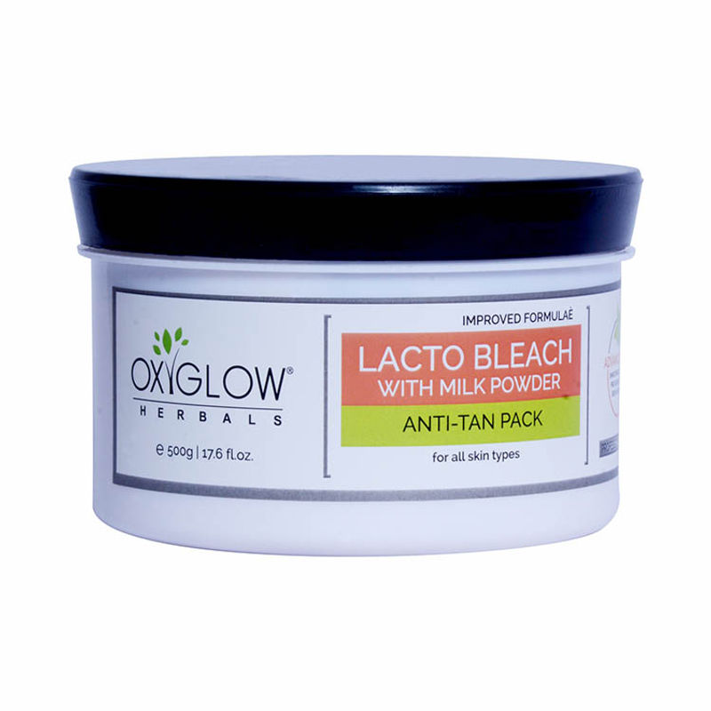 Oxyglow Herbals Lacto Bleach With Milk Powder - Anti-Tan Pack