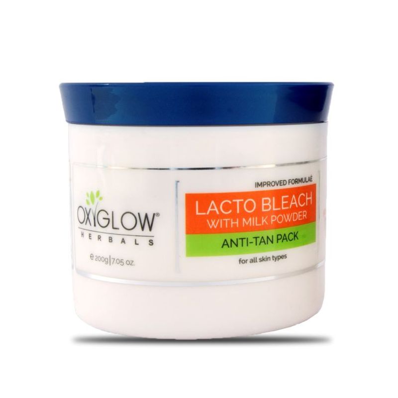Oxyglow Herbals Lacto Bleach Cream With Milk Powder - Anti-Tan Pack