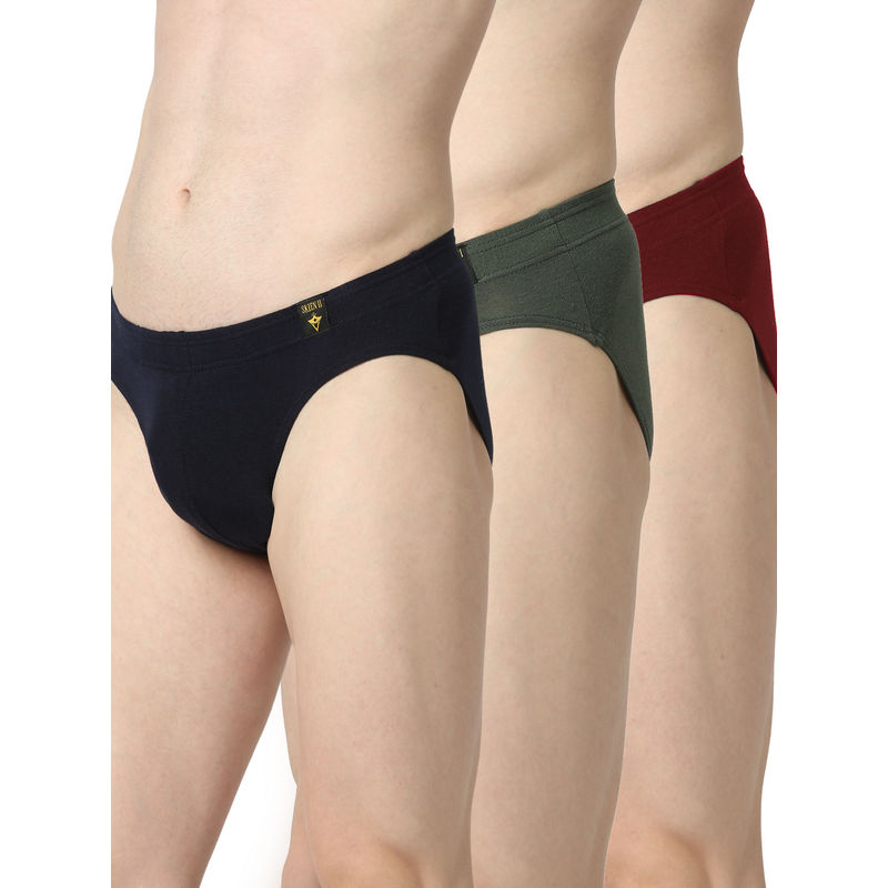 VIP Skien Ii Men Briefs Assorted (Pack of 3) (S)