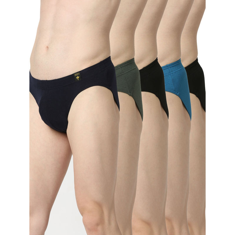 VIP Skien Ii Men Briefs Assorted (Pack of 5) (S)