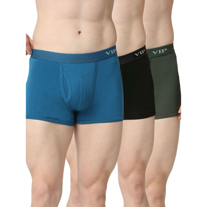 VIP Sensory Men Trunks Assorted (Pack of 3) (M)