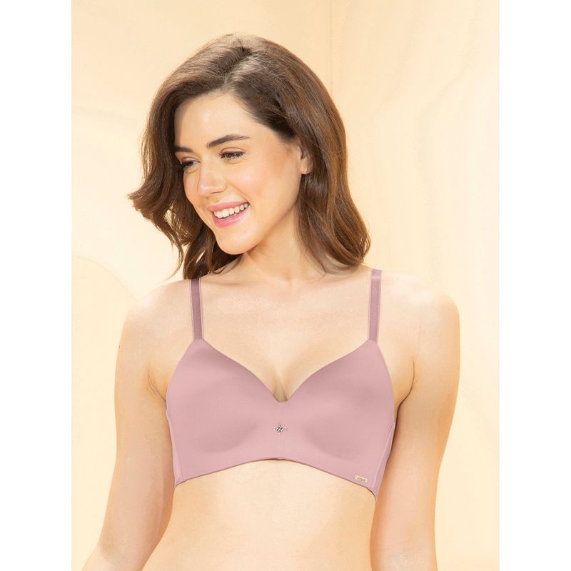 Amante Women Lavender Padded Non Wired Pure Bliss T-Shirt Bra (32B)