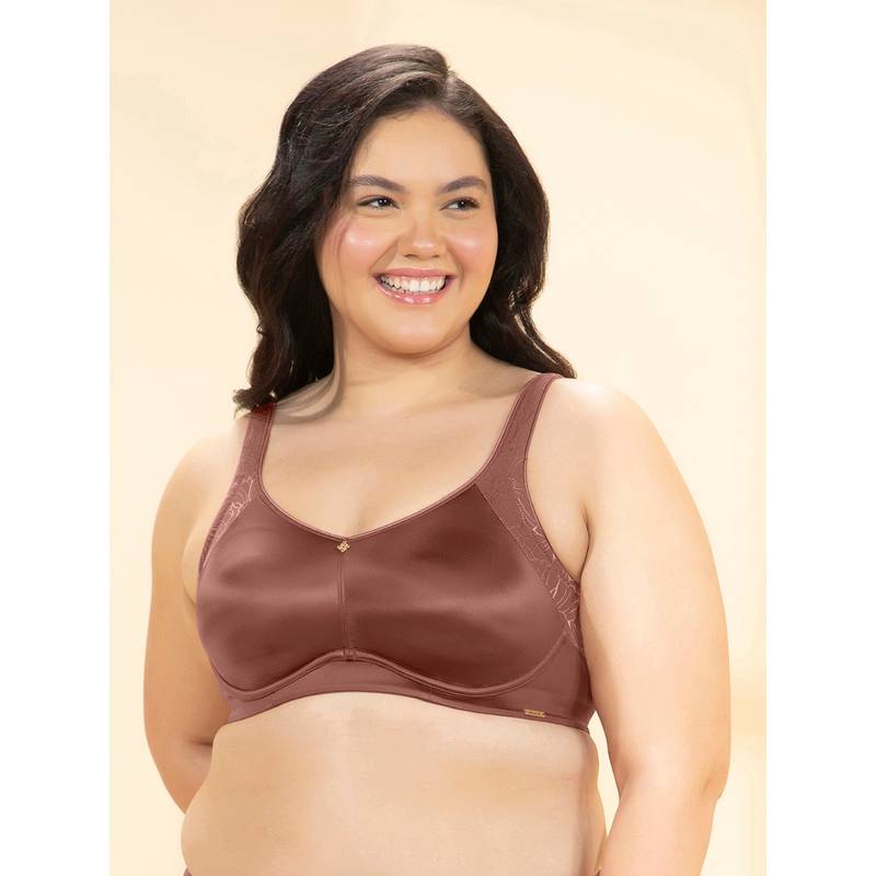 Amante Women Brown Non Padded Wired Elegant Support T-Shirt Bra (38DD)