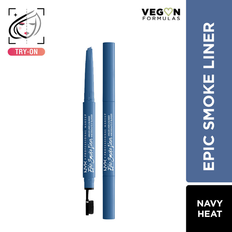 NYX Professional Makeup Epic Smoke Angled Liner & Blender - Navy Heat