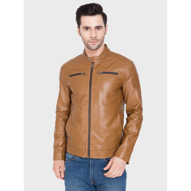 Justanned Woody Leather Jacket (S)