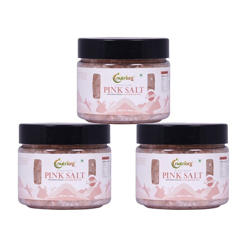 Nutriorg Pink Salt Granules - Pack Of 3