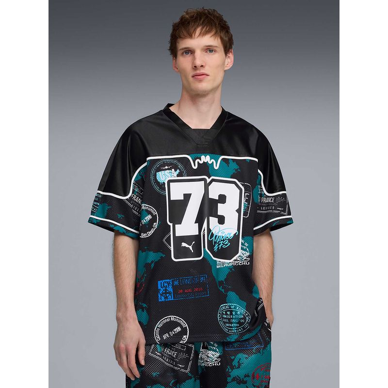 Buy Puma Atw Dylan Mens Oversized Basketball Jersey Blue Online