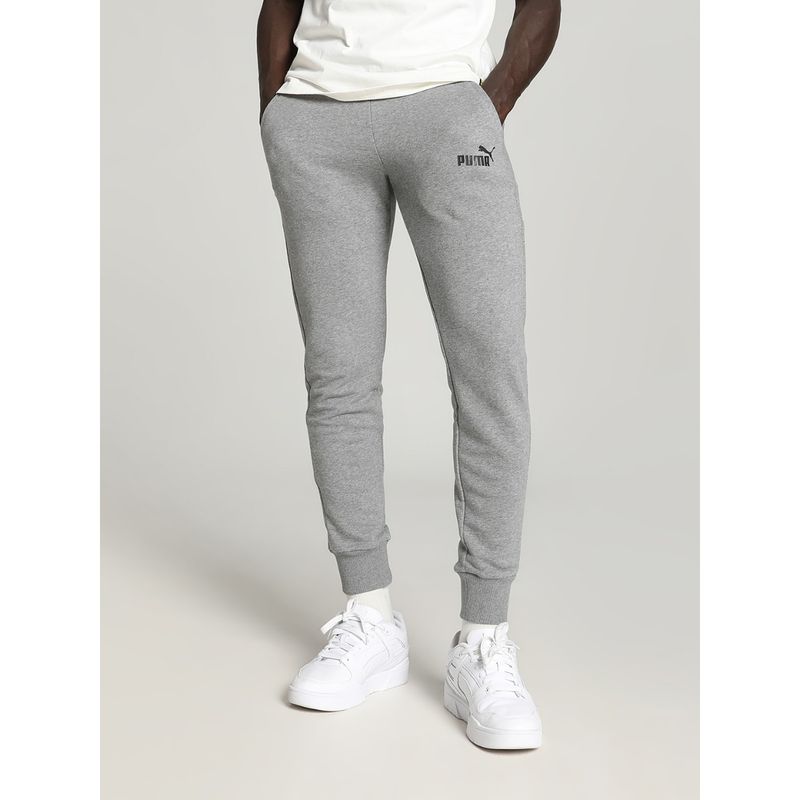 Puma Essentials Slim Tr Men Grey Slant Pocket Sweatpant (XL)