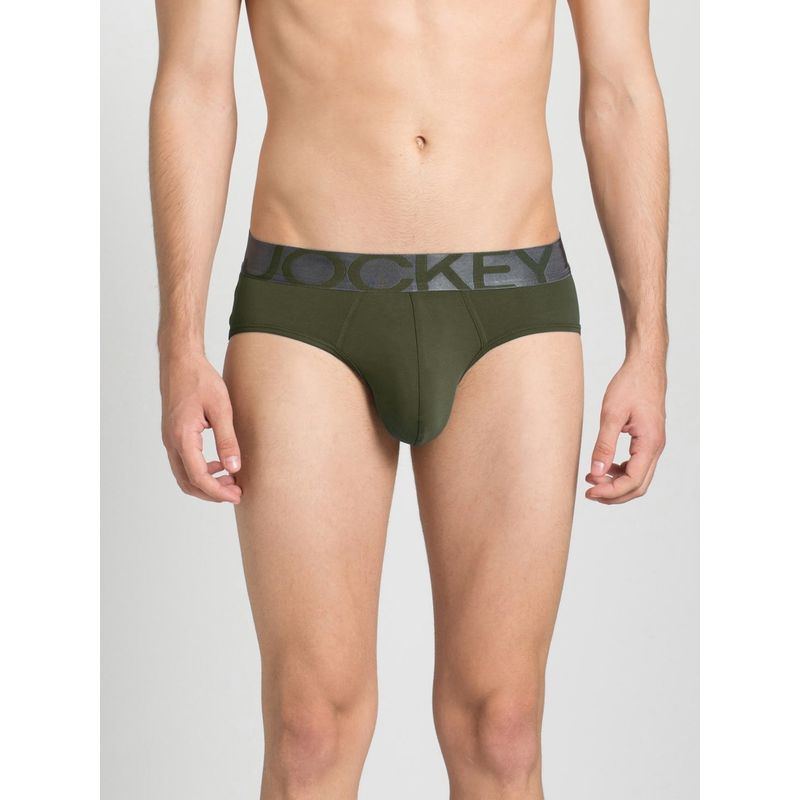 Jockey Forest Night Ultra Soft Brief - Style Number- IC27 - Green (S)