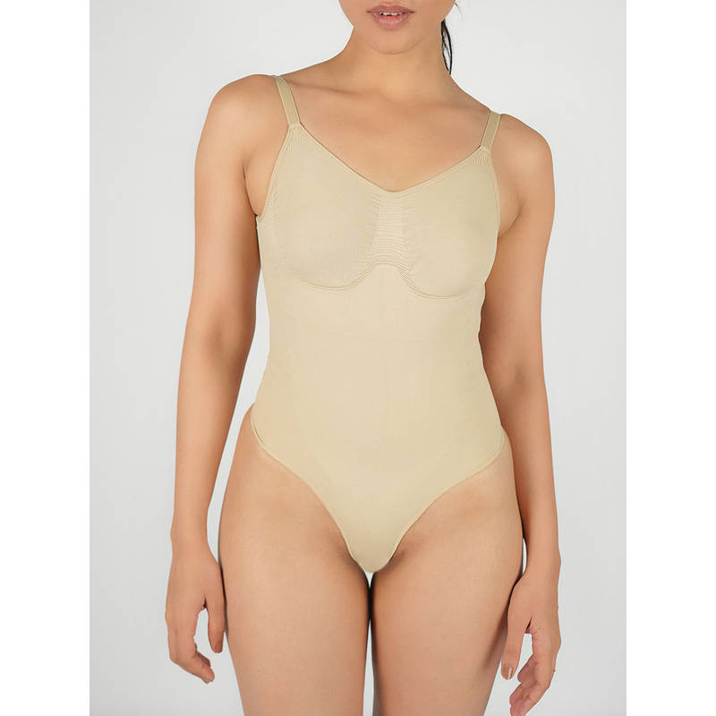 Theater Thong Body Shaper Beige (5XL)