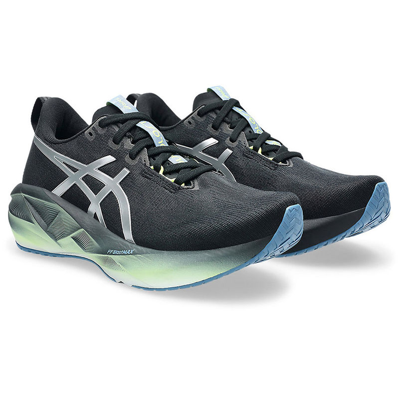 ASICS NOVABLAST 5 LUXE Women Black Running Shoes (US 5)