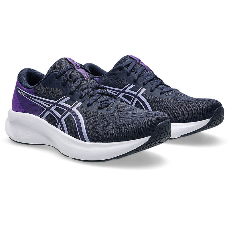 ASICS PATRIOT 14 Women Purple Running Shoes (UK 10)