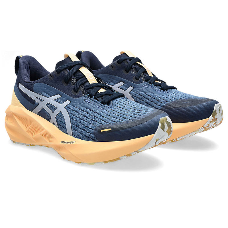 ASICS NOVABLAST 5 LITE-SHOW Women Blue Running Shoes (UK 4)