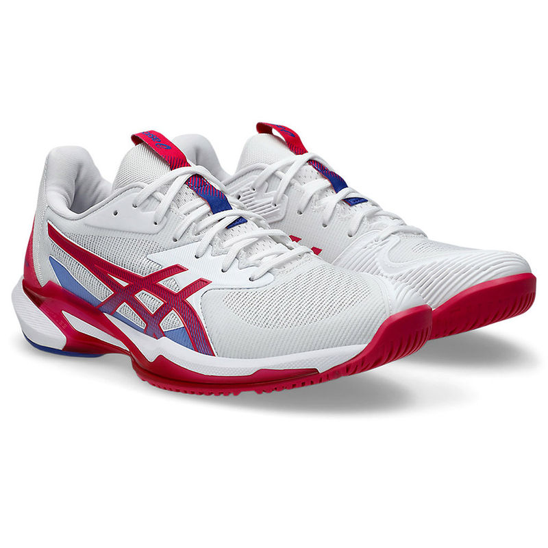 ASICS SOLUTION SPEED FF 3 Women White Tennis Shoes (UK 4)