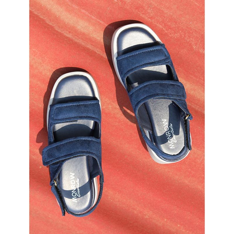 Monrow Eudora Blue Flatform Sandals (EURO 36)