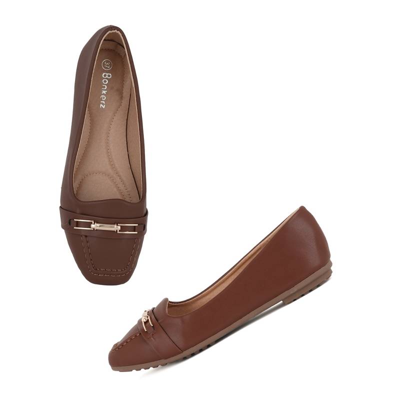 Iconics Sultan Women Solid Ballerinas (EURO 36)