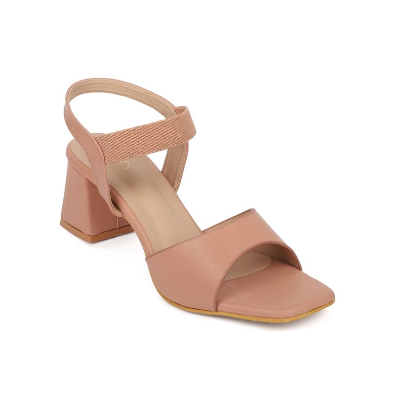 Iconics Pink Women Solid Heels (EURO 37)