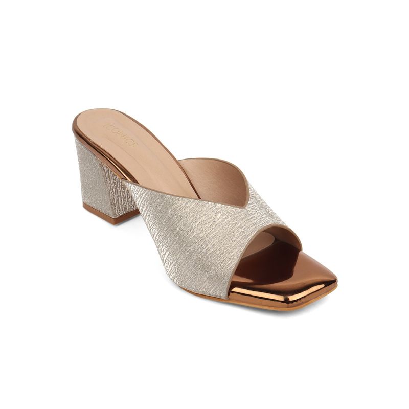 Iconics Antique Women Embellished Sequined Heels (EURO 40)