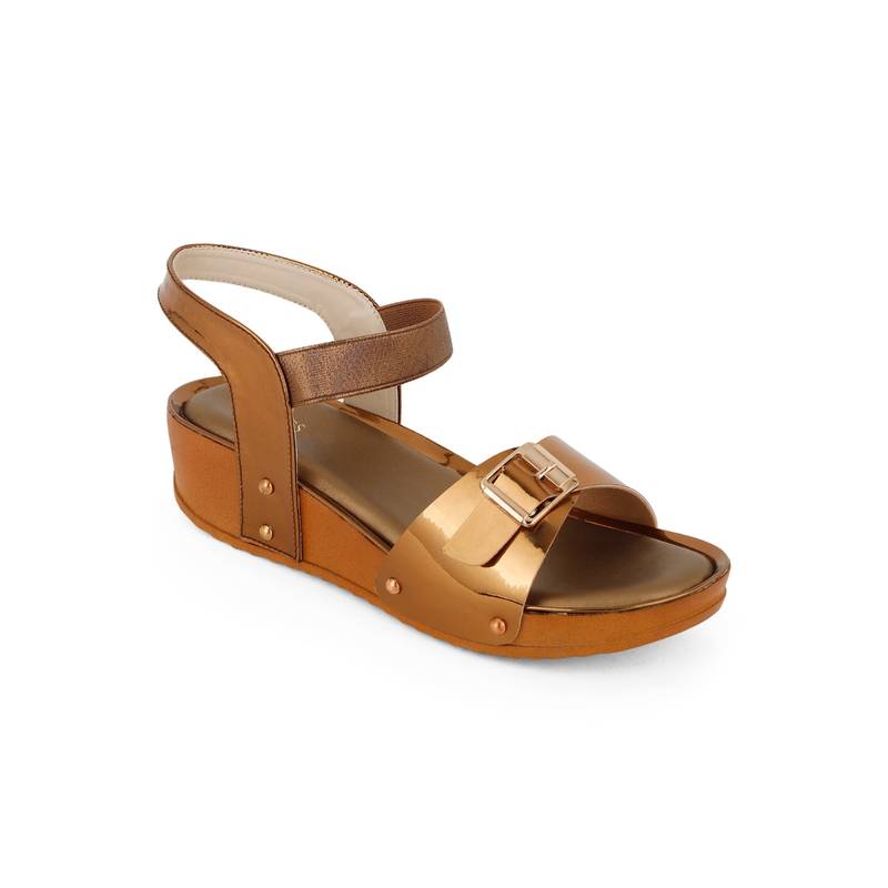 Iconics Antique Women Embellished Sequined Sandals (EURO 37)
