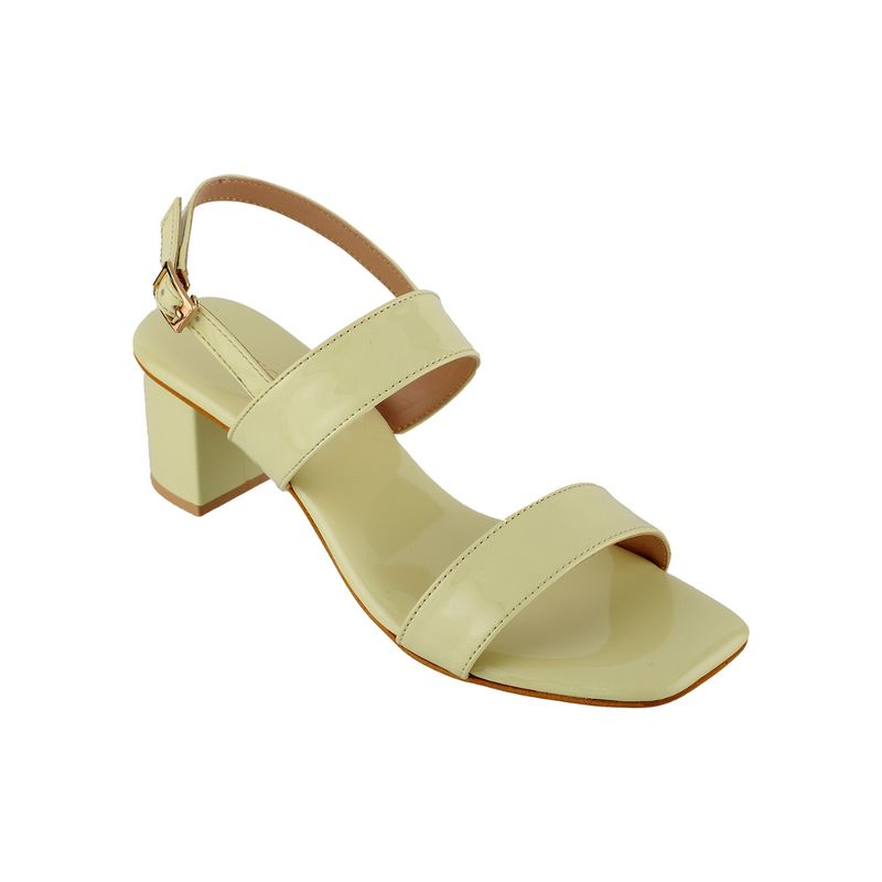 Iconics Green Women Solid Heels (EURO 36)