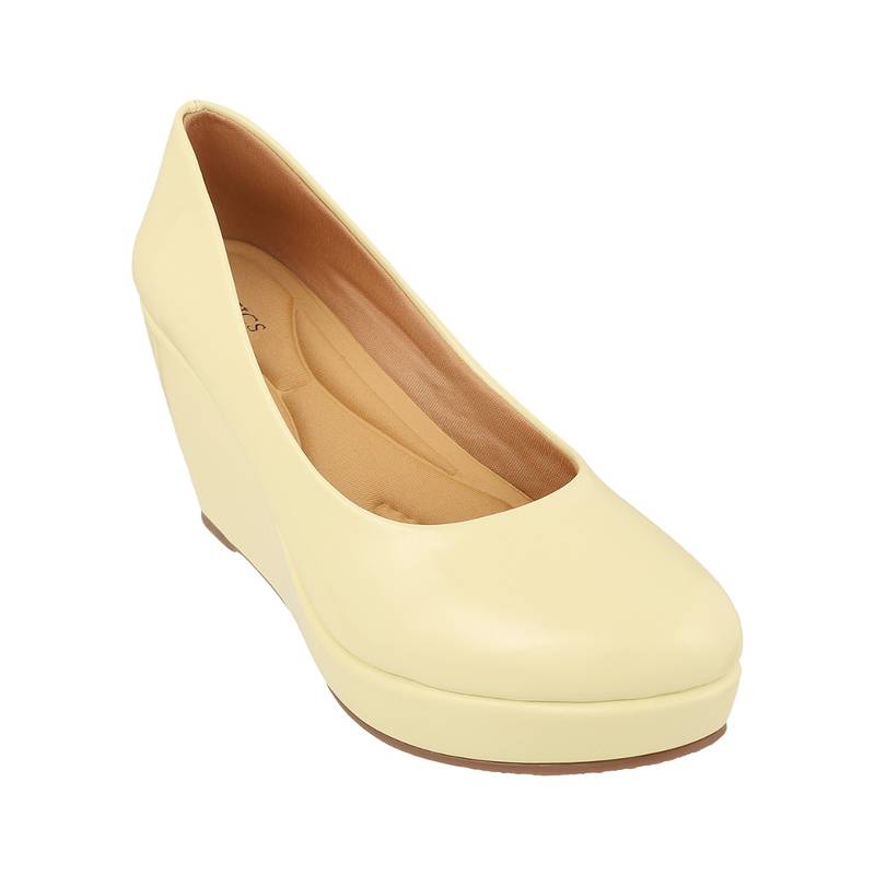 Iconics Lime Women Solid Heels (EURO 39)