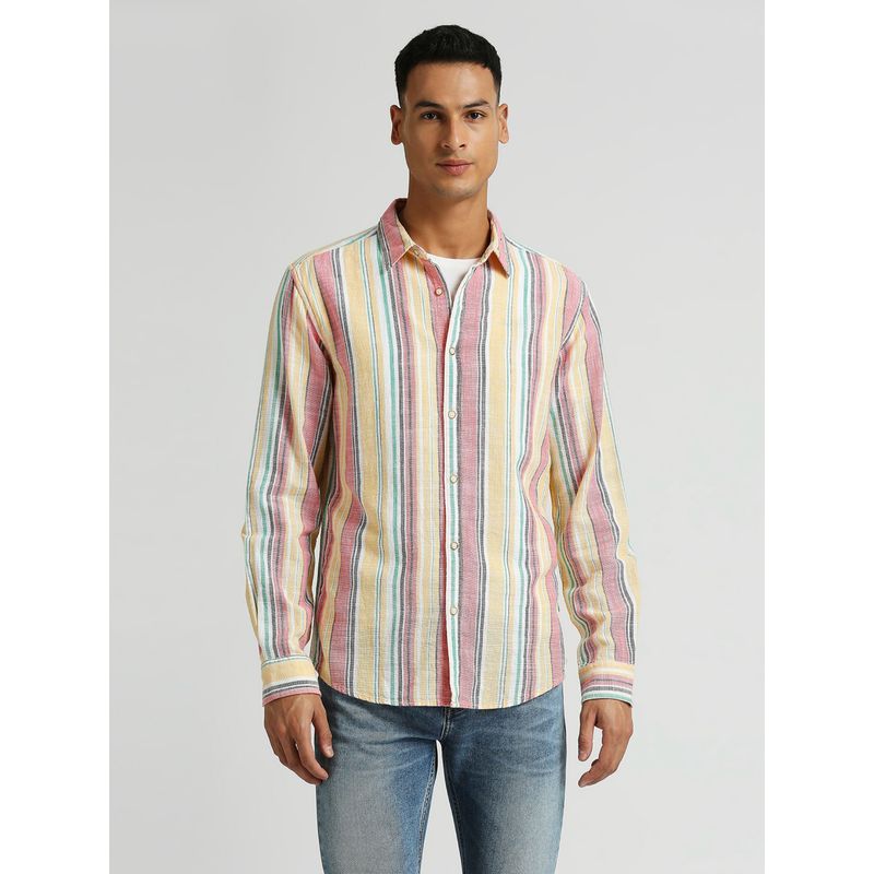 Pepe Jeans Rocky Y/D Open Structure Stripe Shirt (2XL)