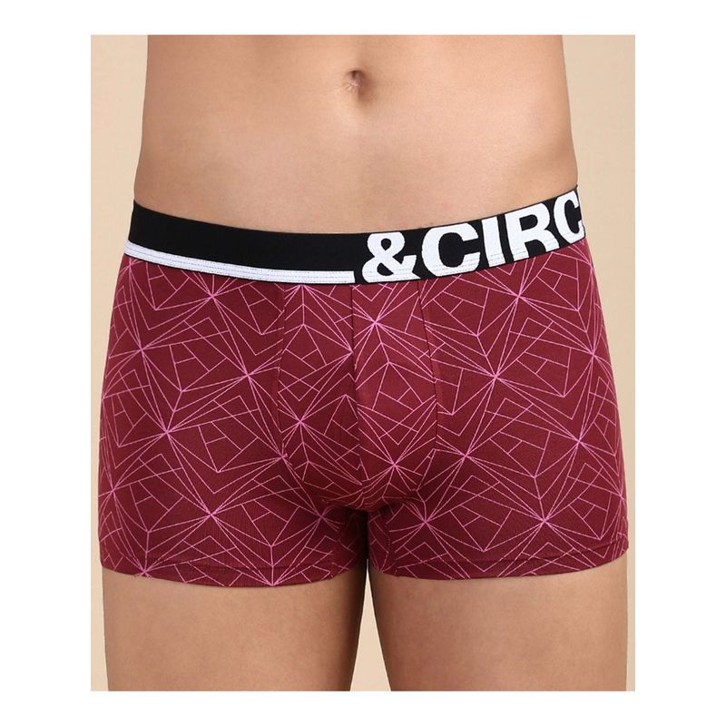 Tailor and Circus Maroon Men's Airsoft Trunk (XL)