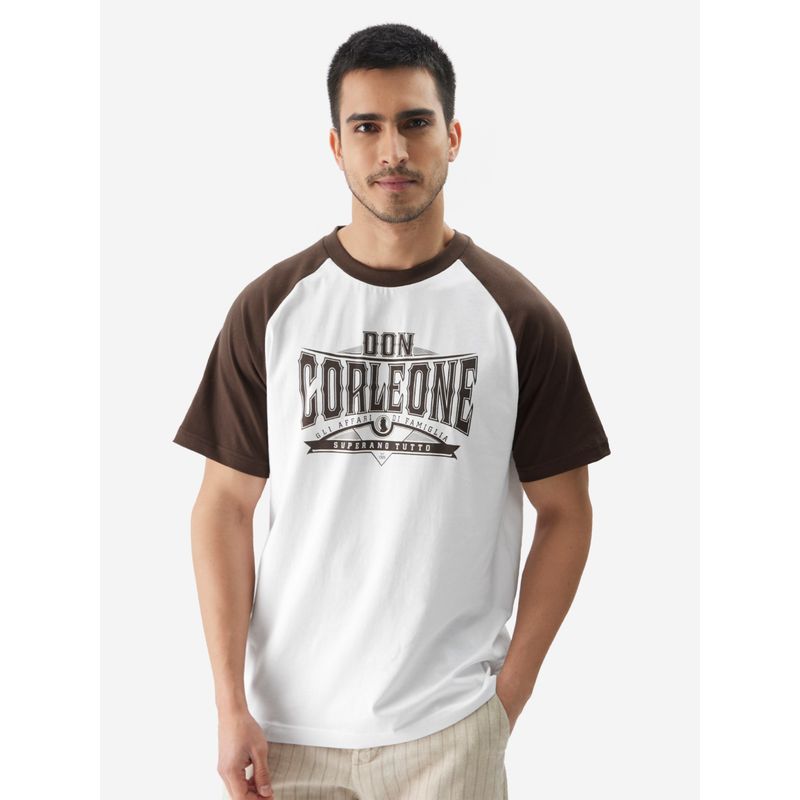 The Souled Store Official The Godfather Corleone Men T-Shirt (S)