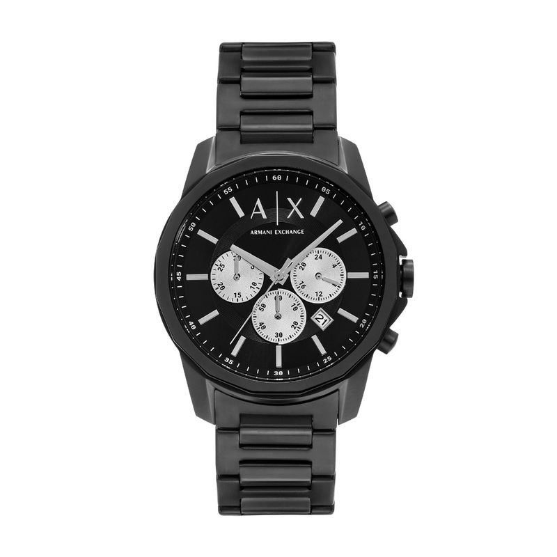 Buy ARMANI EXCHANGE Men Black Dial Round Stainless Steel Watch - AX1765 ...