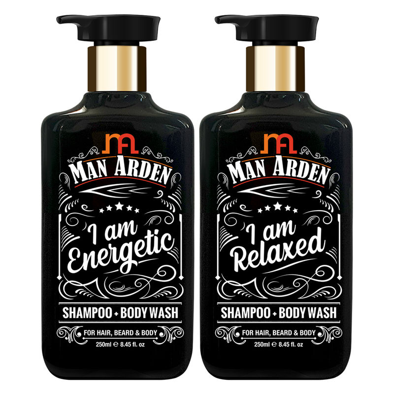 Man Arden Shampoo + Body Wash Combo Energetic + Relaxed Buy Man