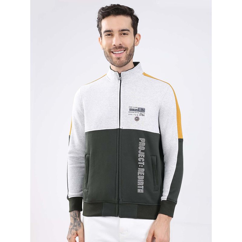 Monte Carlo Men High Neck Full Sleeve Multi-Color Jacket (M)