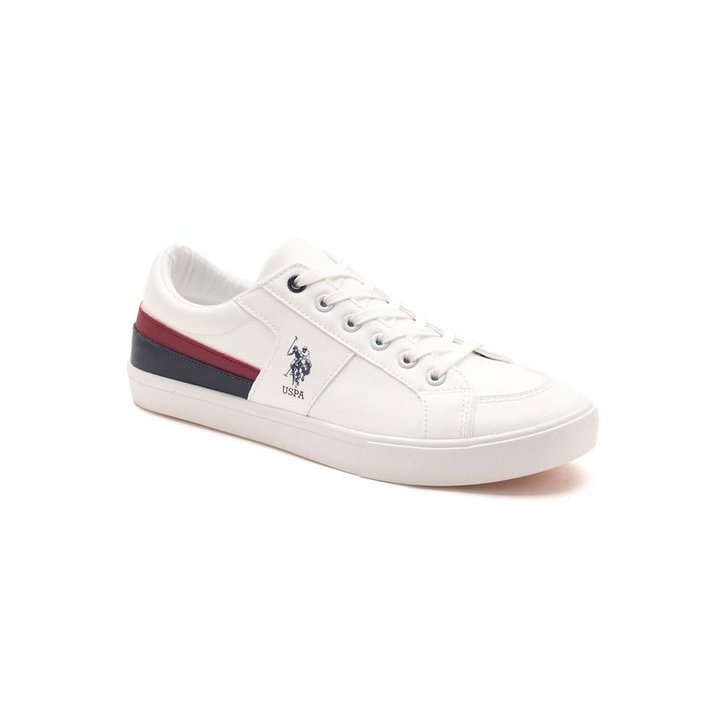 U.S. POLO ASSN. Clarkin 6.0 Mens Off White Sneakers (UK 7)
