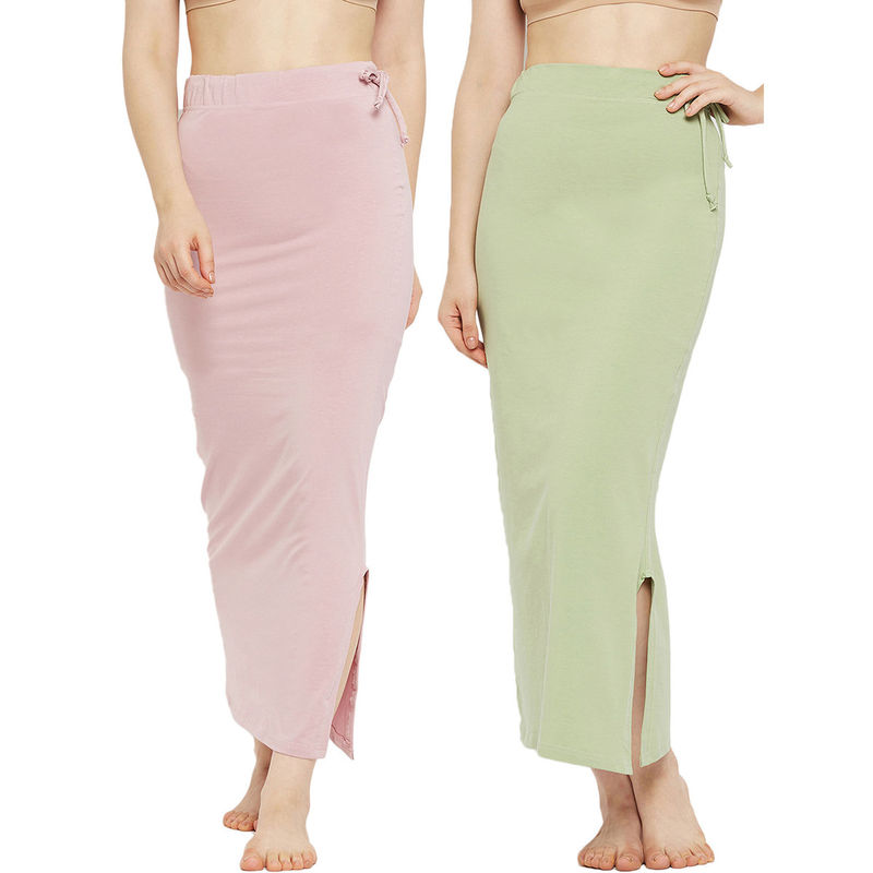 Secrets By ZeroKaata Women Solid Seamless Saree Petticoat (Pack of 2) (7XL)