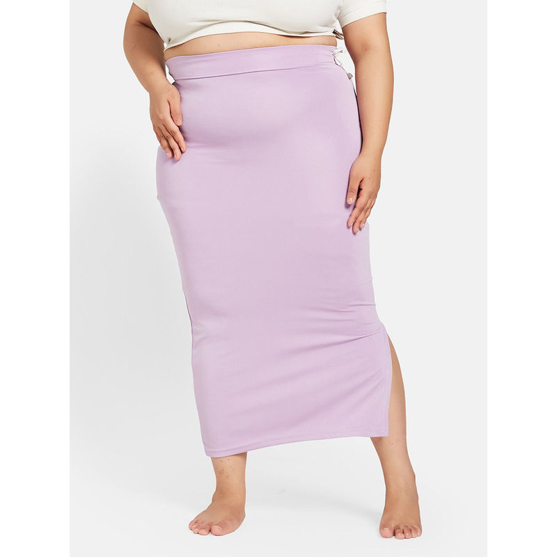 Secrets By ZeroKaata Plus Size Seamless Saree Petticoat with Side Drawstring (7XL)