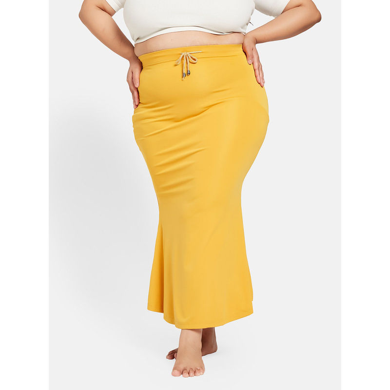 Secrets By ZeroKaata Plus Size Seamless Saree Petticoat with Side Drawstring (5XL)