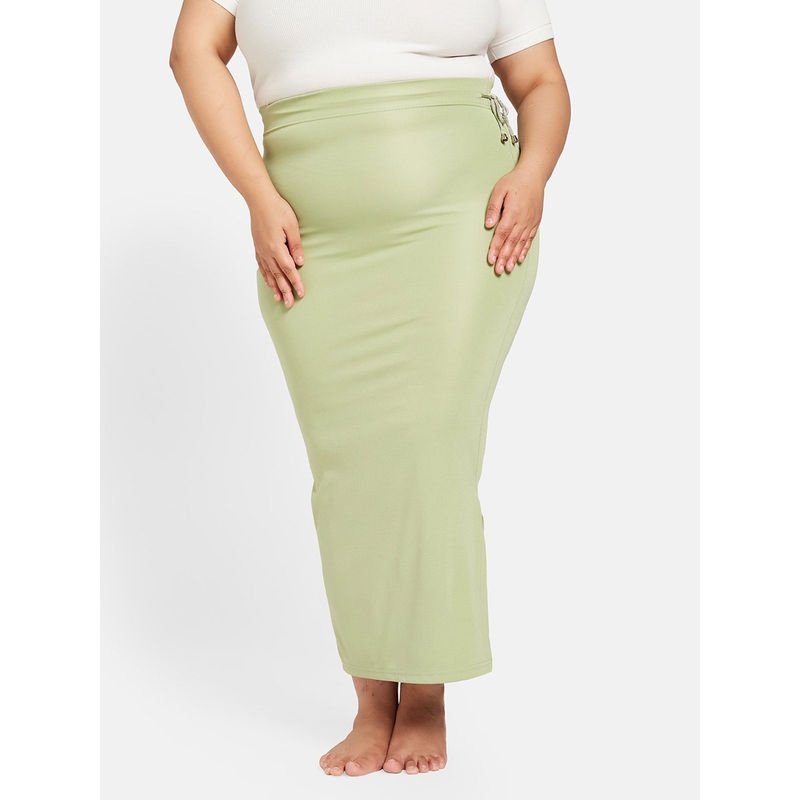 Secrets By ZeroKaata Plus Size Seamless Saree Petticoat with Side Drawstring (6XL)