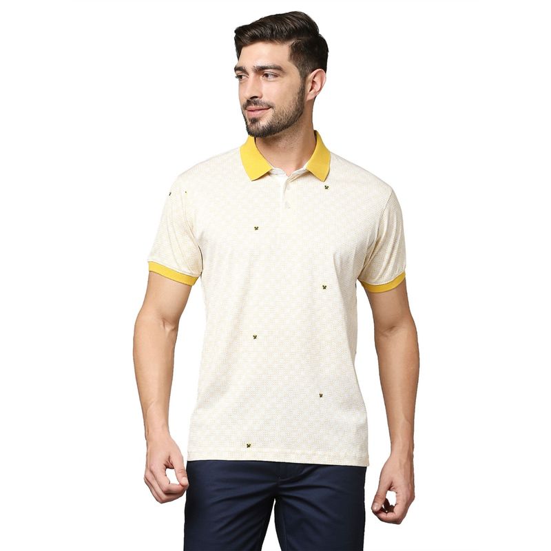 Park Avenue Medium Yellow Polo T-Shirt (S)