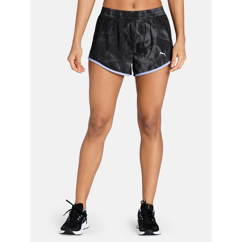 Puma Run Fav Aop Velocity 3 Womens Black Shorts (L)