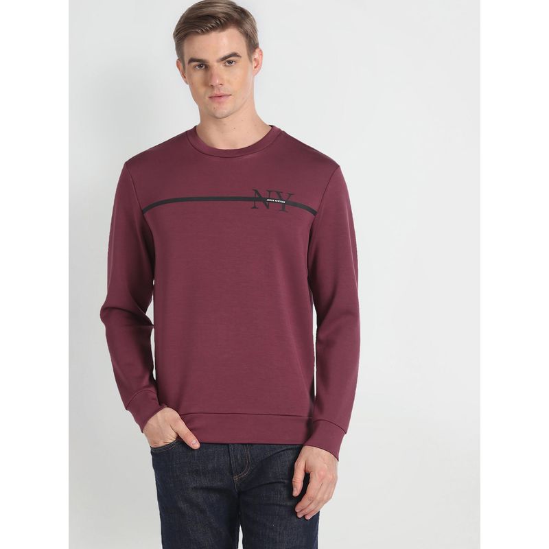 Arrow Newyork Crew Neck Long Sleeve Sweatshirt (M)
