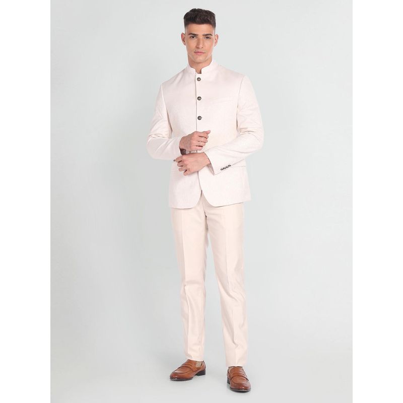 Arrow Paisley Tailored Fit Jacquard Suit (Set of 2) (42)