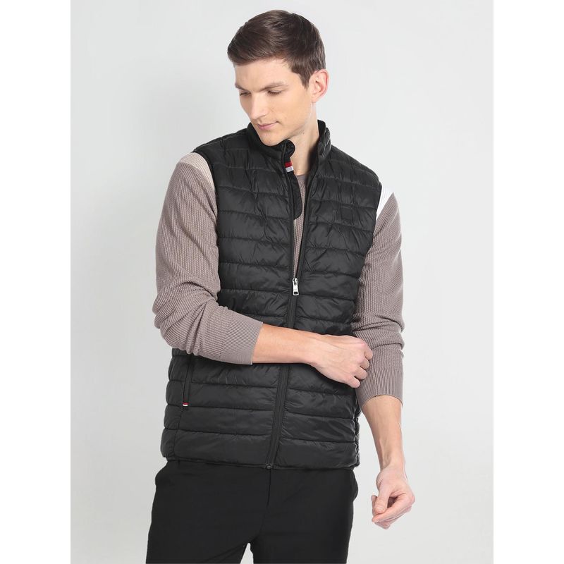 Arrow Sports High Neck Sleeveless Puffer Jacket (2XL)