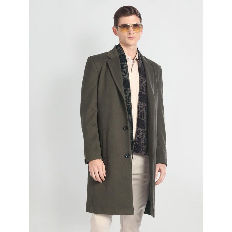 Arrow Sports Detachable Muffler Trench Coat (S)
