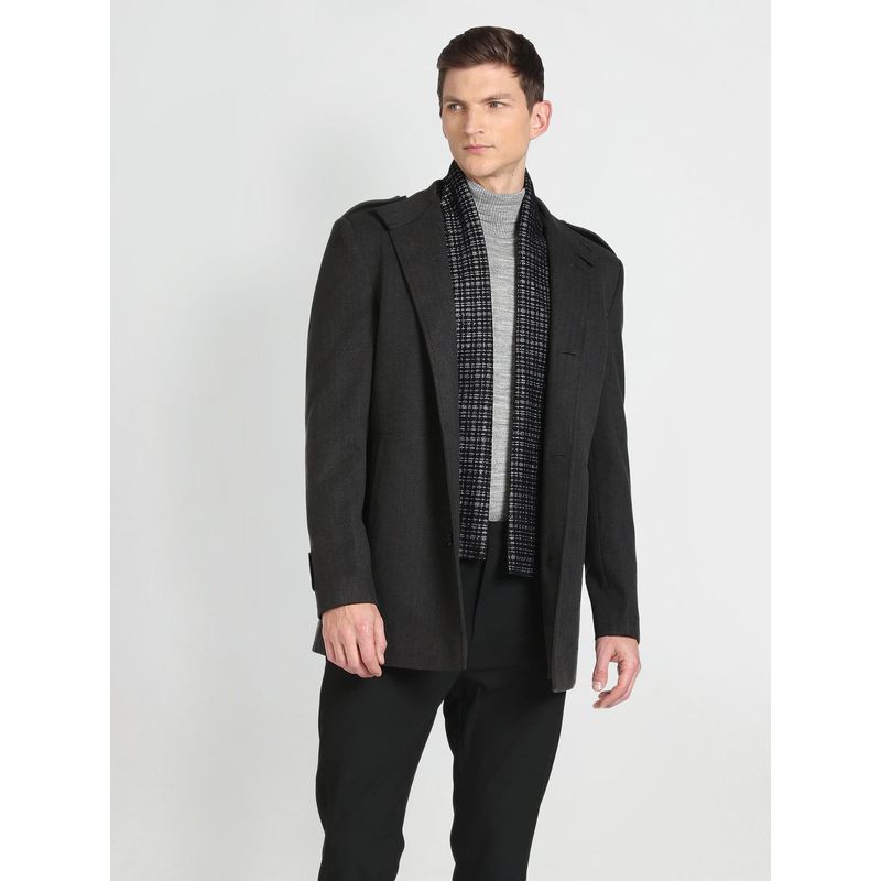 Arrow Sports Detachable Muffler Trench Coat (2XL)