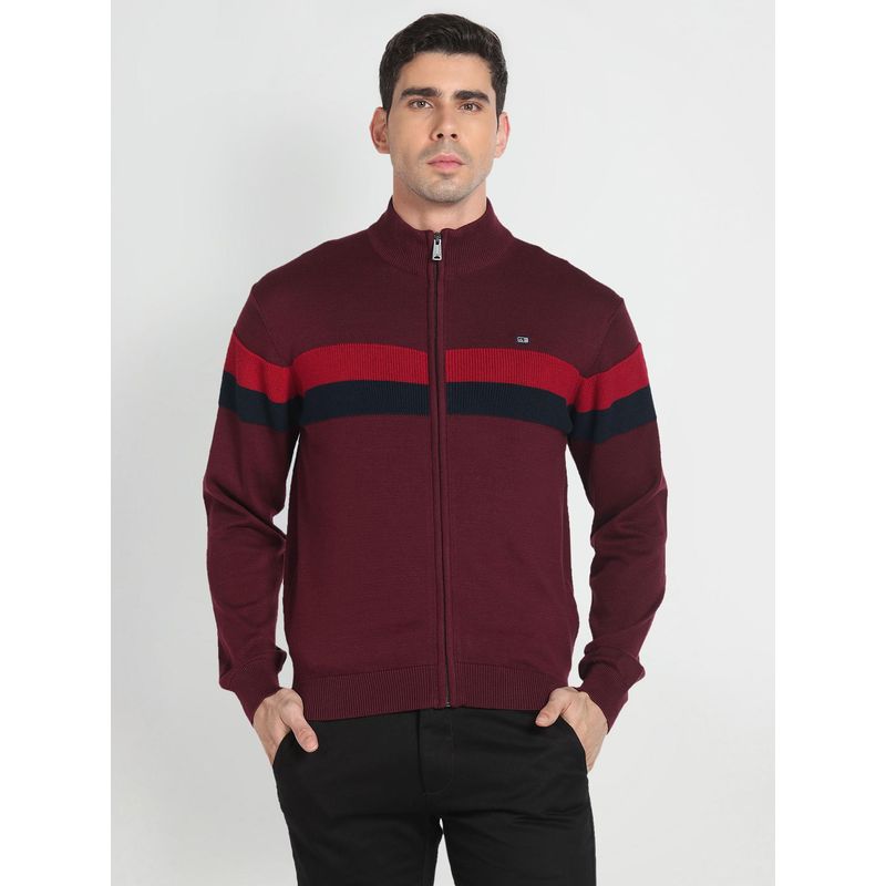 Arrow Sports Cotton Zip Through Sweater (S)