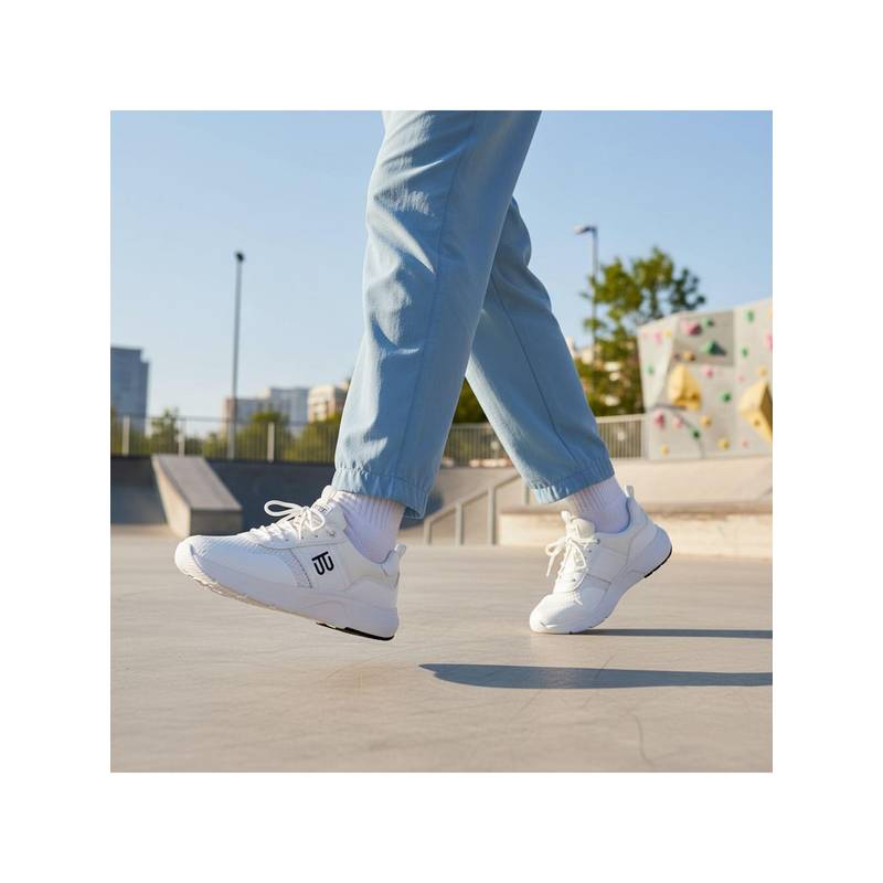 BAGATT Mirka Comfort White Womens Athleisure Sneakers (EURO 37)