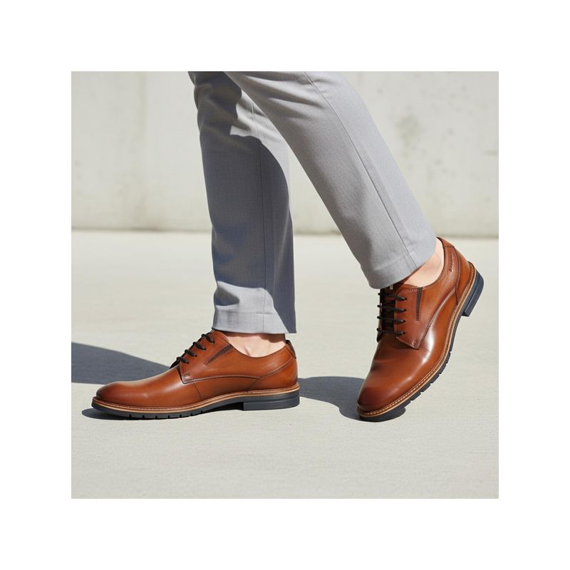 Bugatti Merlo Brown Men Formal Derbies (EURO 44)