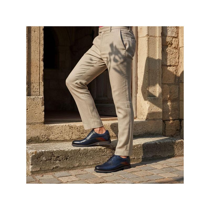 Bugatti Caleo Exko Navy Blue Men Formal Derbies (EURO 41)